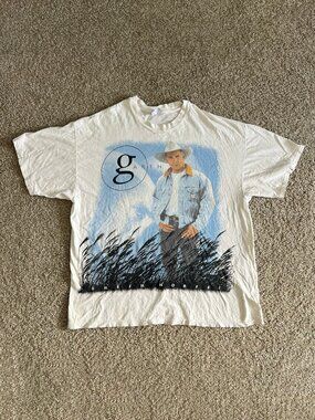 90s Garth Brooks Raising Horses Concert Tour T-Shirt Large Single Stitch 2XL